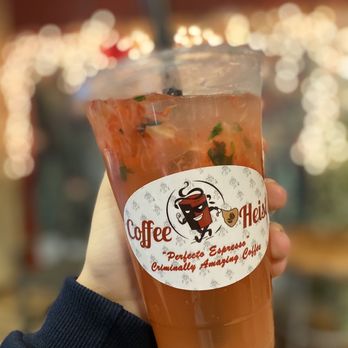 Coffee Heist Vietnamese Coffee & Matcha Tea at Mainplace - Strawberry Basil Lemonade - Coffee & Tea Near Me - Santa Ana, California