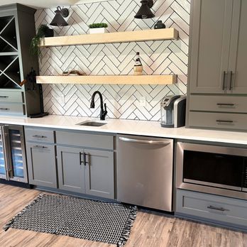 Empire Remodeling KC - Traditional meets modern wet bar! - General Contractors Near Me - Independence, Missouri Empire Remodeling KC - Traditional meets modern wet bar! - General Contractors Near Me - Independence, Missouri