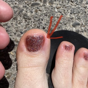 Pecos nails & lashes - Torn cuticle - Nail Salons Near Me - Pecos, Texas