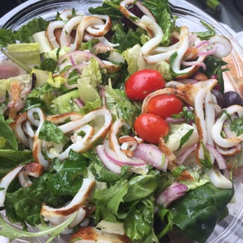 Deniz - Calamari salad is excellent, comes with an incredible home made bread. - Turkish Near Me - Brooklyn, New York