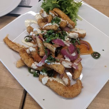 Brick 29 - Spicy garlic calamari - New American Near Me - Nampa, Idaho Brick 29 - Spicy garlic calamari - New American Near Me - Nampa, Idaho