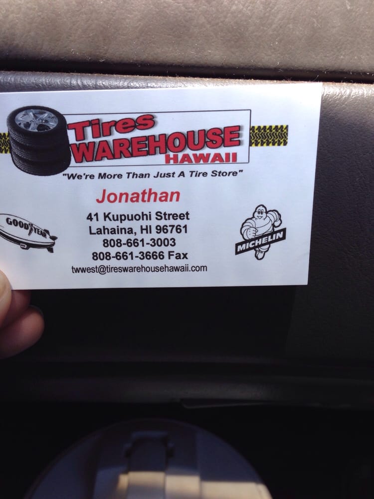 Tire Warehouse Hawaii, Lahaina Roadtrippers
