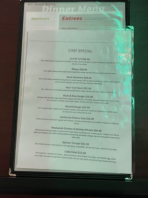 Menu photo 1 8th Street Bistro Yakima, WA