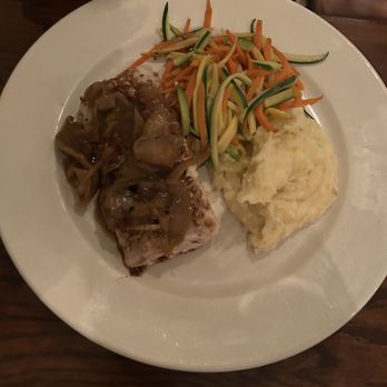 The Mason Jar Cafe - Mahi , cheese mashed potatoes, julienne vegetables - American Near Me - Fort Lauderdale, Florida The Mason Jar Cafe - Mahi , cheese mashed potatoes, julienne vegetables - American Near Me - Fort Lauderdale, Florida