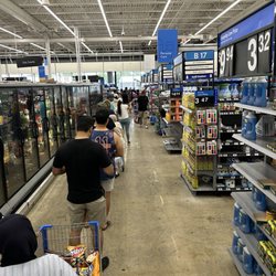 "express line" is at the end of the store as is the other 2 cashiers open. where are the employees in this place?!?!