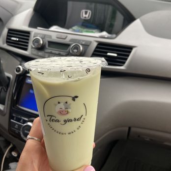 Tea Yard - Matcha milk latte - Bubble Tea Near Me - Oak Lawn, Illinois