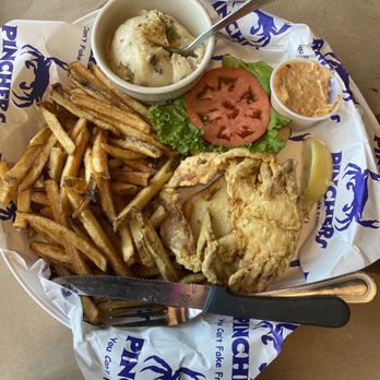 Pinchers - SOFT SHELL CRAB SANDWICH - Seafood Near Me - Marco Island, Florida