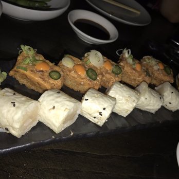 BondST - Tuna crispy rice roll and scallop Jalapeno Scallop Roll - Japanese Near Me - New York, New York BondST - Tuna crispy rice roll and scallop Jalapeno Scallop Roll - Japanese Near Me - New York, New York