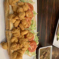 Jazzy Pete's Po-Boy's - Shrimp po boy. No pickles.
