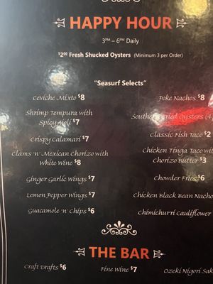 Menu photo 4 Seasurf Fish Co Del Mar, CA