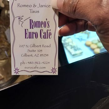 Romeo's Euro Café - Stop in - Greek Near Me - Gilbert, Arizona