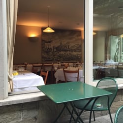 Osteria L'angolo del Silenzio - Indoor dining room as seen from the patio.