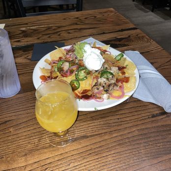 Local Goat - Tail of the dragon and BBQ Chicken Nachos - New American Near Me - Pigeon Forge, Tennessee
