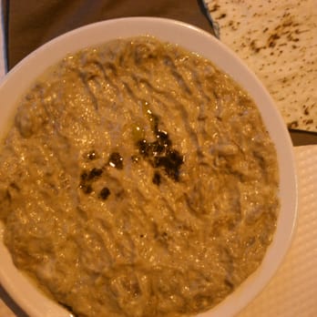 Chez Elham - Caviar d'aubergines aux fromage blanc, ail et épices - Persian/Iranian Near Me - Paris, 75 Chez Elham - Caviar d'aubergines aux fromage blanc, ail et épices - Persian/Iranian Near Me - Paris, 75