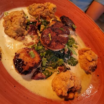Grace & Grit - Scallops Rockefeller - Southern Near Me - Mount Pleasant, South Carolina Grace & Grit - Scallops Rockefeller - Southern Near Me - Mount Pleasant, South Carolina