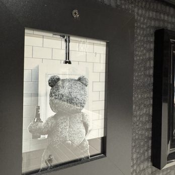 Federal American Grill - Picture location in men's restroom. - Burgers Near Me - Houston, Texas Federal American Grill - Picture location in men's restroom. - Burgers Near Me - Houston, Texas