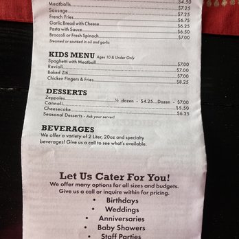 Rocco's Pizza Restaurant - Menu - Pizza Near Me - Spring Hill, Florida