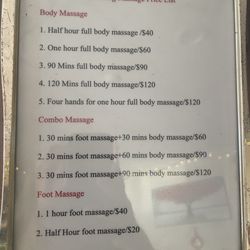 Relaxing Massage - Very reasonable prices: $60 for 60 min full body massage, or $40 for 60 minute foot massage!