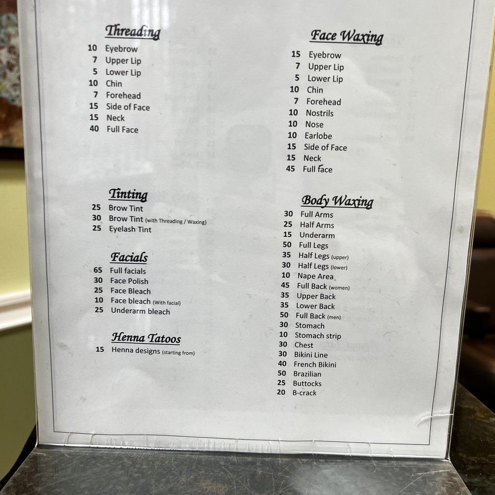 Price list Price list