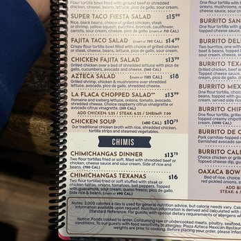 Plaza Azteca - Menu - Salada and Chimis - Mexican Near Me - Myerstown, Pennsylvania Plaza Azteca - Menu - Salada and Chimis - Mexican Near Me - Myerstown, Pennsylvania