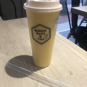 Bubble Puff & Tea - Mango Tango smoothie - Bubble Tea Near Me - Pasadena, California
