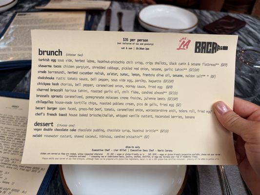 Menu photo 3 Bacari Silverlake Los Angeles, CA