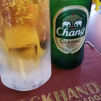 Deckhand Oyster Bar - When someplace new try something new, Thai beer, Chang. Lager with a hint of hops bite. NICE - Seafood Near Me - Austin, Texas Deckhand Oyster Bar - When someplace new try something new, Thai beer, Chang. Lager with a hint of hops bite. NICE - Seafood Near Me - Austin, Texas