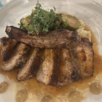 Zoes Steak & Seafood - Iron Grilled Berkshire Pork Chop - Seafood Near Me - Virginia Beach, Virginia