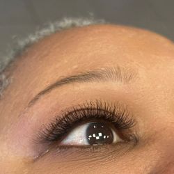 Brow Bar - Lashes freshly applied. Eyebrows threaded.
