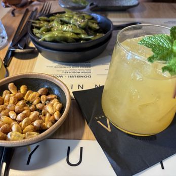 Yunta Nikkei - Roasted corn snack and margarita - Peruvian Near Me - Charlotte, North Carolina Yunta Nikkei - Roasted corn snack and margarita - Peruvian Near Me - Charlotte, North Carolina