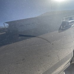 Village Car Wash - Side of my truck AFTER the $15 car wash(?).