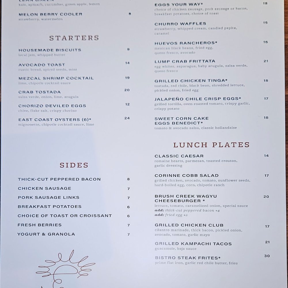 Menu Menu