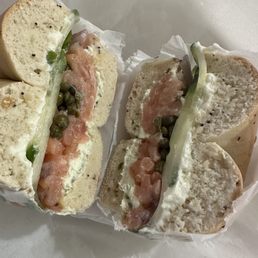 I paid for extra cream cheese and this is what I got lol. I paid for extra cream cheese and this is what I got lol.