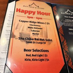 Great happy hour specials