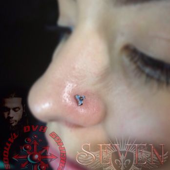DV8 Tattoos - Titanium flatback with Titanium white Opal trinity cluster b - Tattoo Near Me - Concord, California