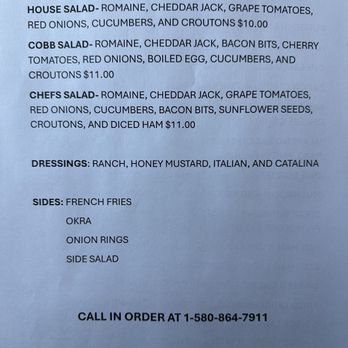 The Dairy sweet - Menu - Diners Near Me - Covington, Oklahoma
