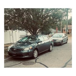 5 Star Auto Care - My new Corolla and my old Corolla behind it