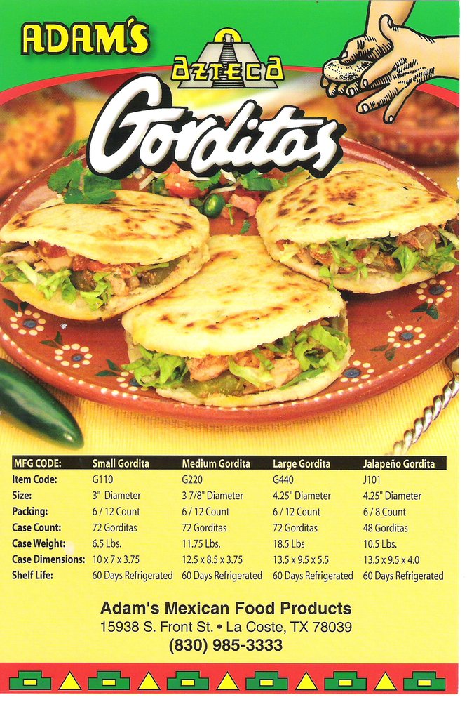 ADAMS MEXICAN FOOD Updated June 2024 15926 S Front, LaCoste, Texas