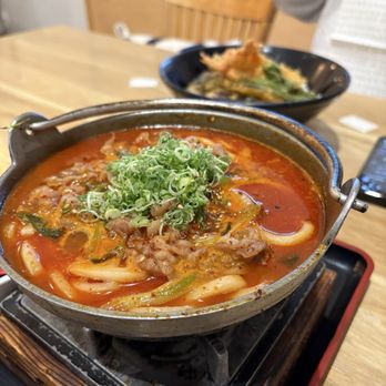 Okidoki by Meiji - spicy beef udon - Izakaya Near Me - Tustin, California Okidoki by Meiji - spicy beef udon - Izakaya Near Me - Tustin, California