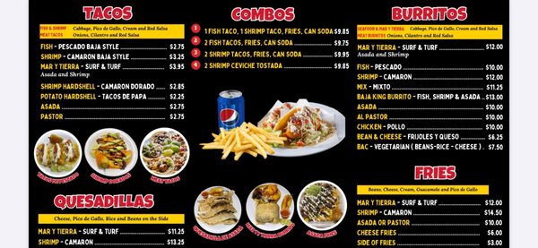 Menu photo 2 Baja King Fish Taco Rialto, CA