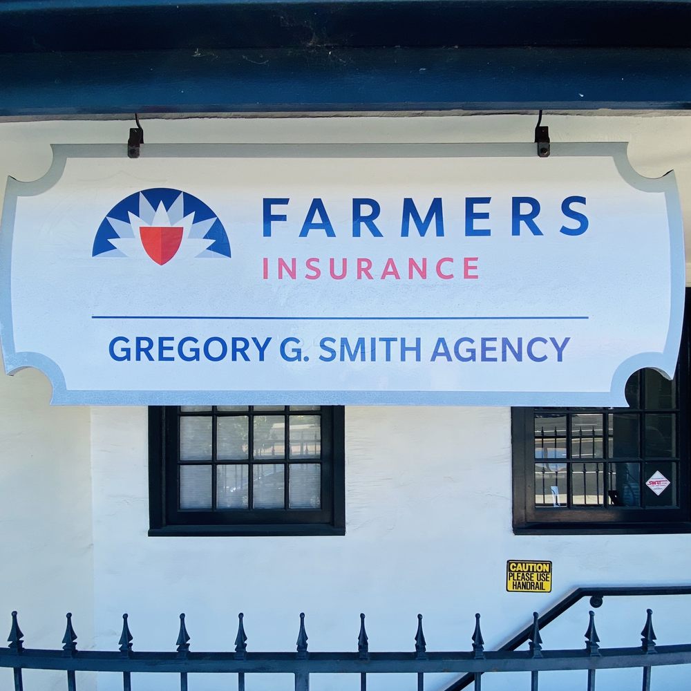 Farmers Insurance - Gregory Smith - Sign in front of building - Home & Rental Insurance Near Me - Manhattan Beach, California Farmers Insurance - Gregory Smith - Sign in front of building - Home & Rental Insurance Near Me - Manhattan Beach, California