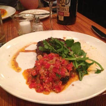 Satis Bistro - Strip steak piri piri (should've took a better pic). - Wine Bars Near Me - Jersey City, New Jersey Satis Bistro - Strip steak piri piri (should've took a better pic). - Wine Bars Near Me - Jersey City, New Jersey