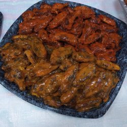 Cecil's Cafe - Delicious wings for catering events or our lunch menu: Honey Gold and Buffalo Wings.