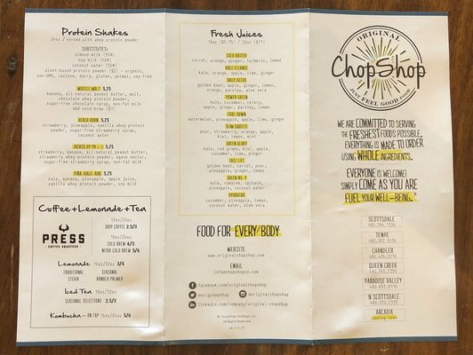 Menu photo 5 Original ChopShop Chandler, AZ Menu photo 5 Original ChopShop Chandler, AZ
