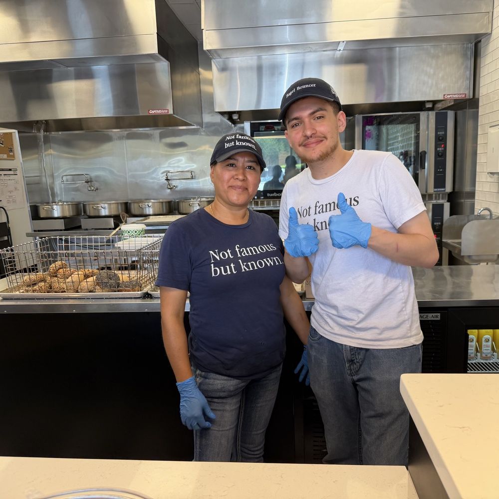 PopUp Bagels - Alma and Jaryn up front - Bagels Near Me - Tampa, Florida PopUp Bagels - Alma and Jaryn up front - Bagels Near Me - Tampa, Florida