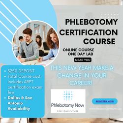 Phlebotomy Now - Phlebotomy Certification for the New Year