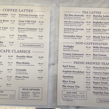 Leaflet Coffee House - Menu as of 12/9/2024 - Coffee & Tea Near Me - Monterey Park, California Leaflet Coffee House - Menu as of 12/9/2024 - Coffee & Tea Near Me - Monterey Park, California