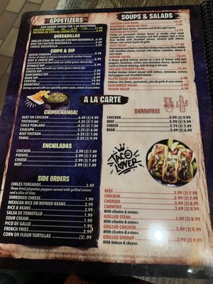 Menu photo 3 El Centenario Mexican Grill Grand Rapids, MI