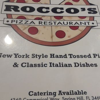 Rocco's Pizza Restaurant - Pizza Near Me - Spring Hill, Florida Rocco's Pizza Restaurant - Pizza Near Me - Spring Hill, Florida