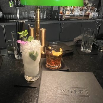 Wolf by Vanderpump at Caesars Republic Lake Tahoe - Powder Dust (coconut mojito) and Old Fashioned - American Near Me - Stateline, Nevada